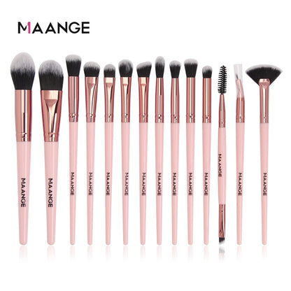 MAANGE Makeup Brushes Pro Pink Brush Set - Giftcare 