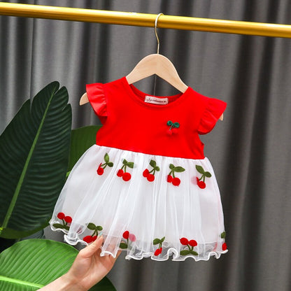 6 9 12 18 24 M baby girls clothes birthday tutu dresses dress for newborn baby girls summer clothing toddler infant baby dress - Giftcare 