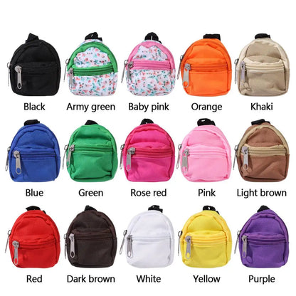 1PC New Fashion Doll Bag For Kids Above 3+ Cute Mini Backpack Rucksack Travel Case Keychain Haversack Child Gift Accessories
