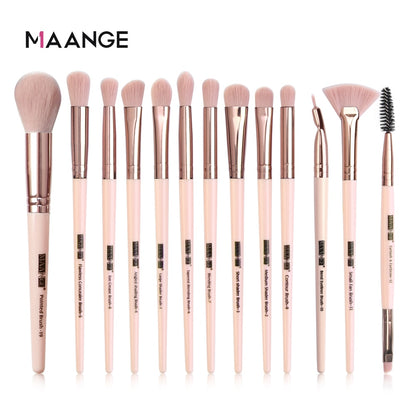 MAANGE Makeup Brushes Pro Pink Brush Set - Giftcare 