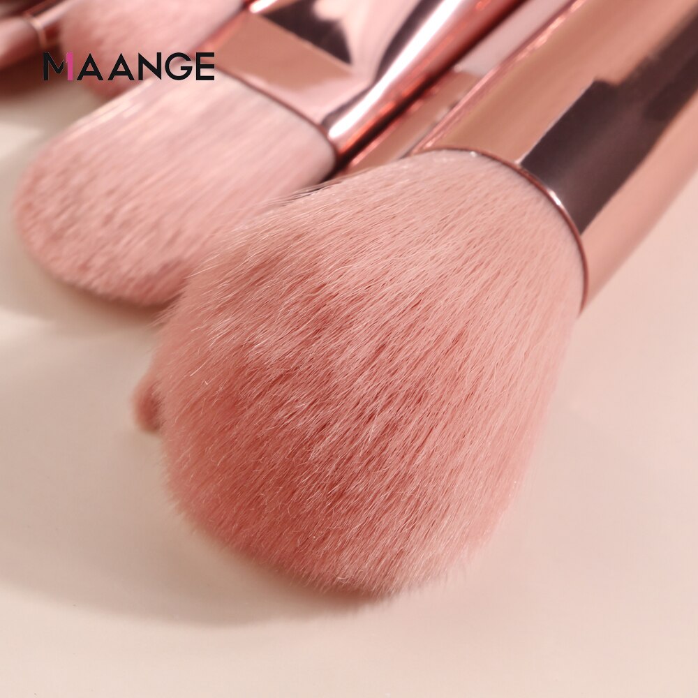 MAANGE Makeup Brushes Pro Pink Brush Set - Giftcare 