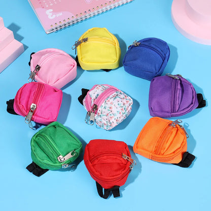 1PC New Fashion Doll Bag For Kids Above 3+ Cute Mini Backpack Rucksack Travel Case Keychain Haversack Child Gift Accessories