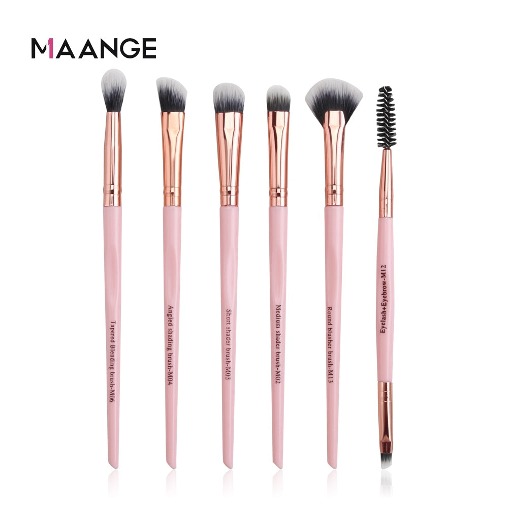 MAANGE Makeup Brushes Pro Pink Brush Set - Giftcare 