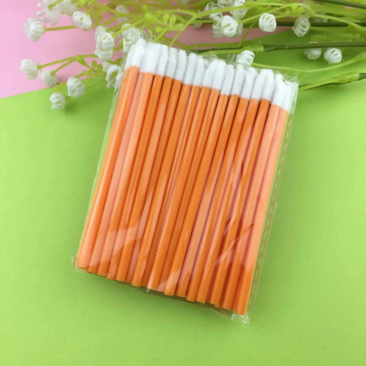 5/50pcs New Disposable Cosmetic Lip Brush Lipstick Lip Glossy Wands Pen Cleaner Applicator Eyeshadow Gloss Makeup Brushes Tools - Giftcare 