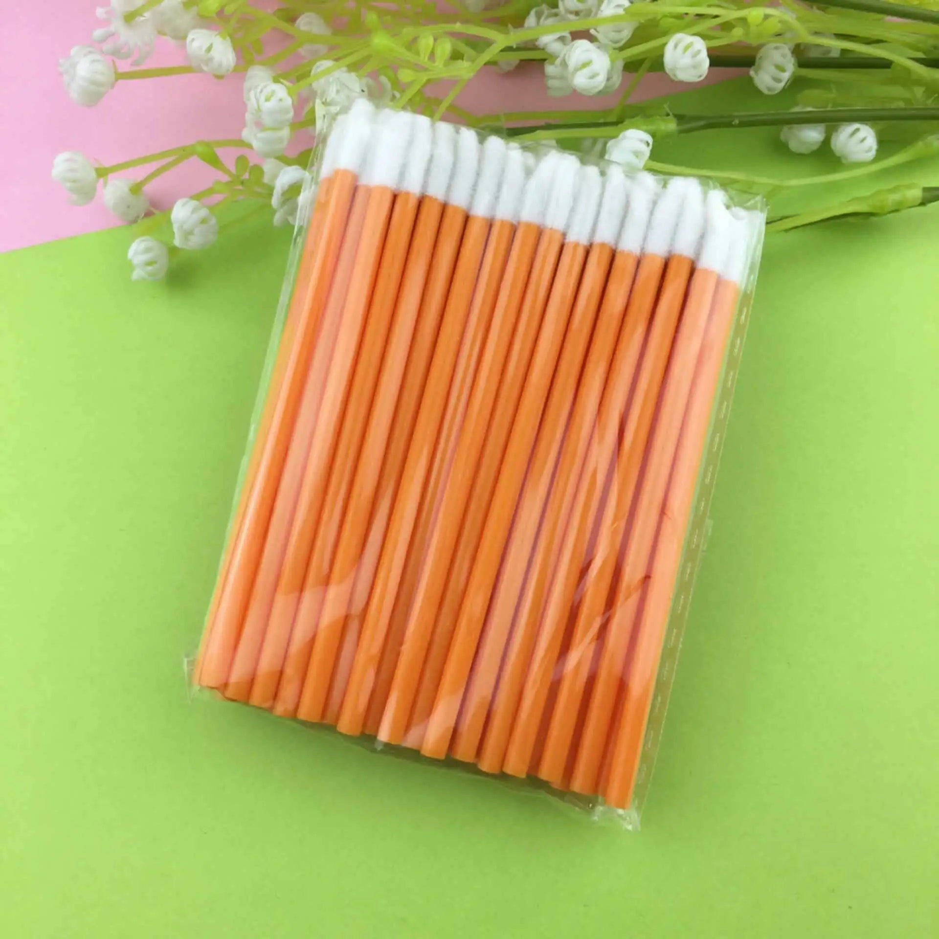 5/50pcs New Disposable Cosmetic Lip Brush Lipstick Lip Glossy Wands Pen Cleaner Applicator Eyeshadow Gloss Makeup Brushes Tools - Giftcare 