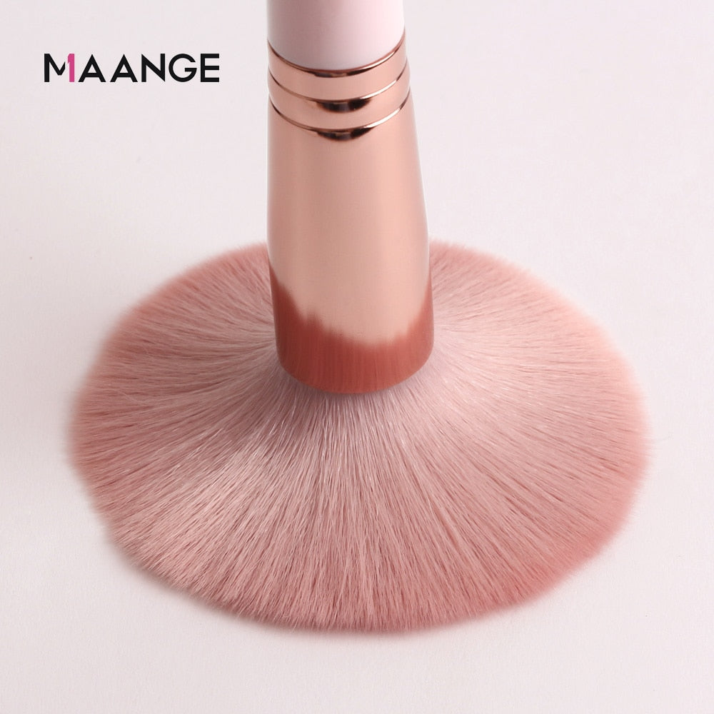 MAANGE Makeup Brushes Pro Pink Brush Set - Giftcare 