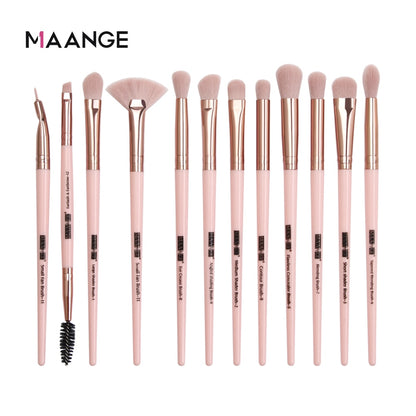 MAANGE Makeup Brushes Pro Pink Brush Set - Giftcare 