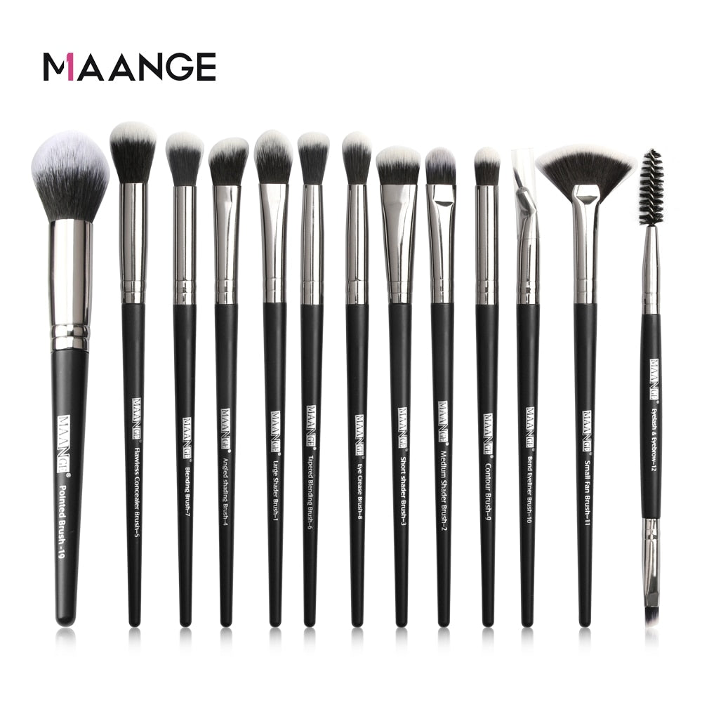 MAANGE Makeup Brushes Pro Pink Brush Set - Giftcare 
