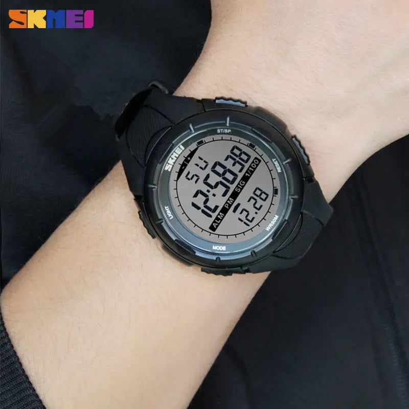 SKMEI Fashion Simple Sport watch Men Military Watches Alarm Clock Shock Resistant Waterproof Digital Watch reloj hombre 1025 - Giftcare 