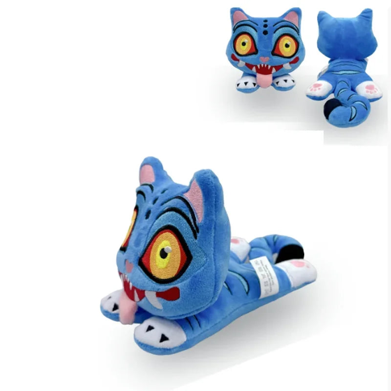 NEW Anime Kpop Demons Hunters Plush Cute Purple Tiger Black Hat Magpie With 3 Eyes Monster Hunt Girl Group Stuffed For Fans