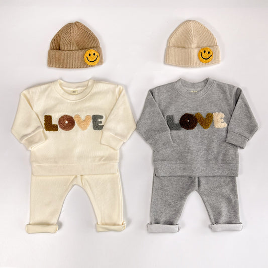 Baby Clothes Sets Infant Spring Autumn Kids Outfits Baby Hoodie Sweatshirt Suit Children Cotton Tops + Pants Baby Clothing Set - Giftcare 