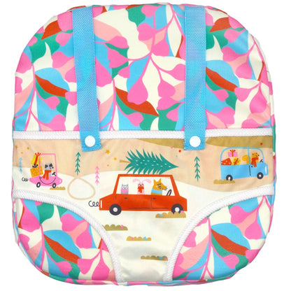 Baby Doll Plush Carrier Backpack Doll Accessories Front/Back Carrier With Straps 43cm Newborn Doll Accessories Outgoing Packets