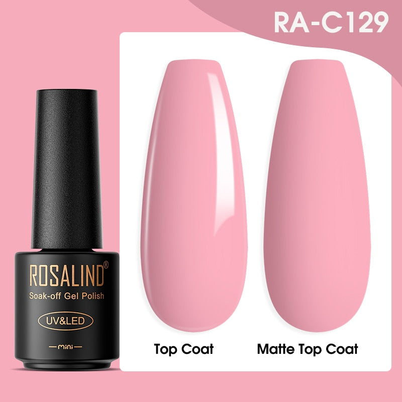 ROSALIND Gel Nail Polish Lamp All For Nails Art Manicure With Matt Base - Giftcare 
