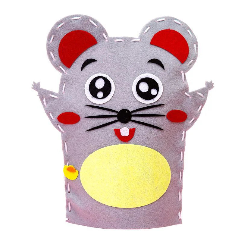 Stuffed Plush Animals Toys Hand Finger Story Puppet Handmade DIY Dolls Educational Baby Toys Halloween Christmas Children GIft