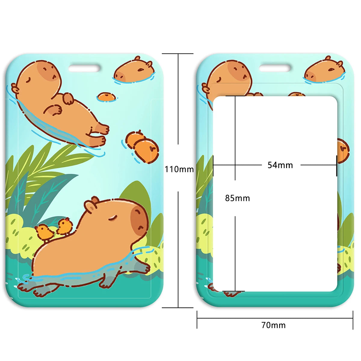 Cute Capybara Lanyard for Key Neck Strap lanyard Card ID Badge Holder Key Chain Key Holder Keyring Accessories Holiday Gifts