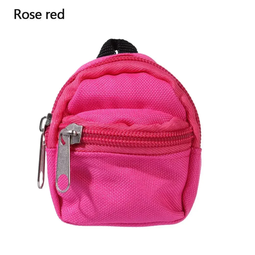 1PC New Fashion Doll Bag For Kids Above 3+ Cute Mini Backpack Rucksack Travel Case Keychain Haversack Child Gift Accessories