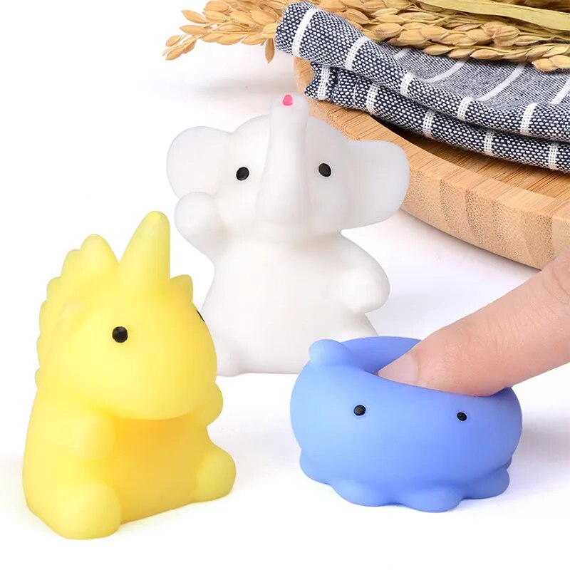 50-5PCS Kawaii Squishies Mochi Anima Squishy Toys For Kids Antistress Ball Squeeze Party Favors Stress Relief Toys For Birthday - Giftcare 