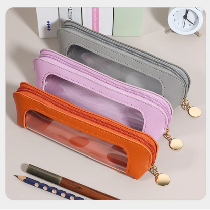 Cosmetic Bag Makeup Brush Storage Bag Portable Travel Wash Toiletries Organizer PU Portable Small Beauty Case Wash Bag Pouch