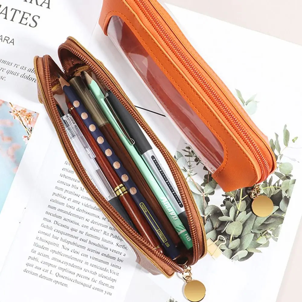 Cosmetic Bag Makeup Brush Storage Bag Portable Travel Wash Toiletries Organizer PU Portable Small Beauty Case Wash Bag Pouch