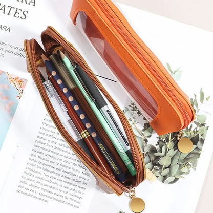 Cosmetic Bag Makeup Brush Storage Bag Portable Travel Wash Toiletries Organizer PU Portable Small Beauty Case Wash Bag Pouch