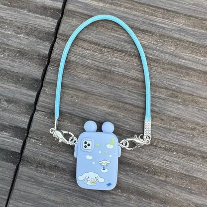 For Crybaby Accessories For Labubu Accessories Cartoon style camera phone Bag Plush Doll Accessories Pendant Fan Birthday Gift