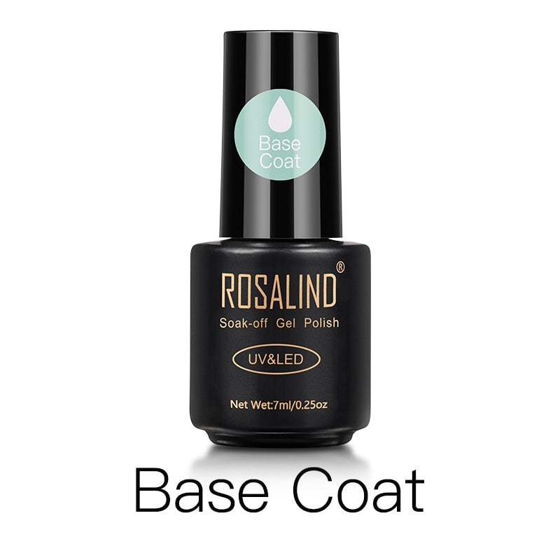 ROSALIND Gel Nail Polish Lamp All For Nails Art Manicure With Matt Base - Giftcare 