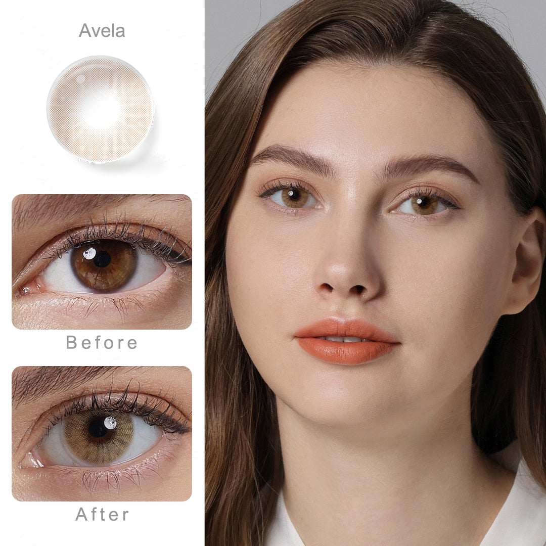 Natural Color Lens Eyes 1Pair Color Contact Lenses For Eyes Beauty - Giftcare 
