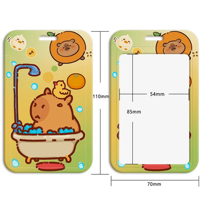 Cute Capybara Lanyard for Key Neck Strap lanyard Card ID Badge Holder Key Chain Key Holder Keyring Accessories Holiday Gifts