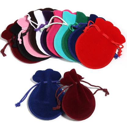 1-10pcs/lot Drawstring Velvet Bag Drawstring Calabash Pouch Jewelry Packaging Bag Wedding/Christmas Favor Pouches & Gift Bags - Giftcare 