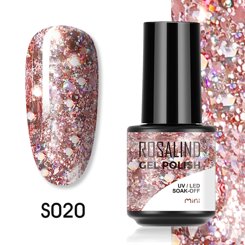 ROSALIND Gel Nail Polish Lamp All For Nails Art Manicure With Matt Base - Giftcare 