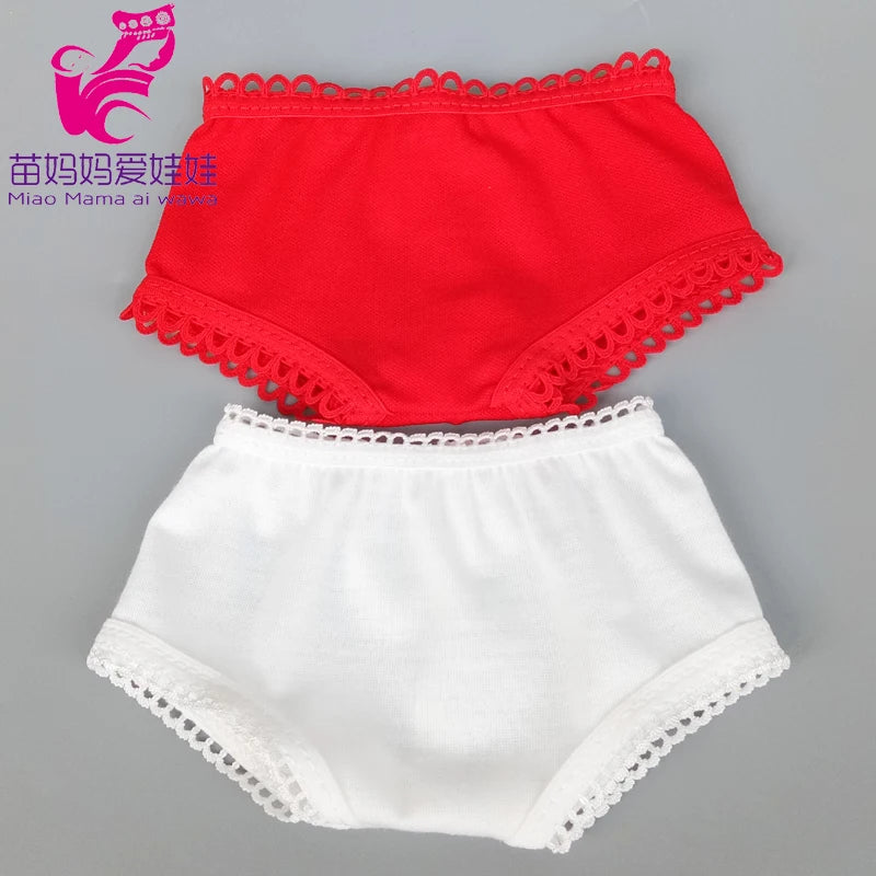 Doll Accessories Underpants Baby Doll Socks Headband Bib