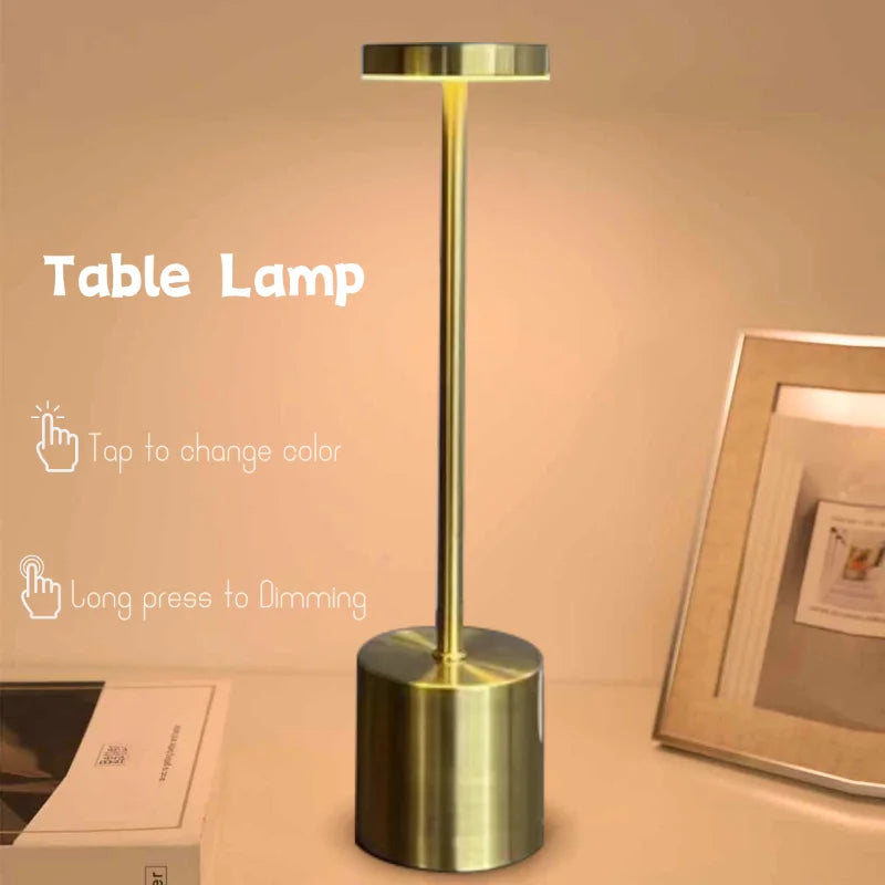Metal Table Lamp Writing Lamp Bedside Creative Ambient Lights