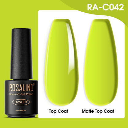 ROSALIND Gel Nail Polish Lamp All For Nails Art Manicure With Matt Base - Giftcare 