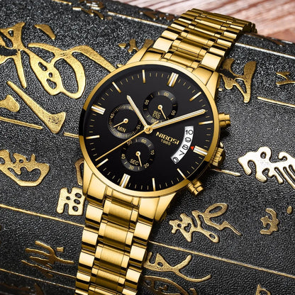 NIBOSI Relogio Masculino Men Watches Luxury Famous Top Brand Men's Fashion Casual Dress Watch Military Quartz Wristwatches Saat - Giftcare 