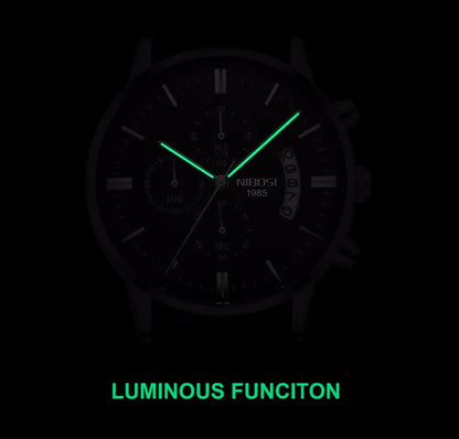 NIBOSI Relogio Masculino Men Watches Luxury Famous Top Brand Men's Fashion Casual Dress Watch Military Quartz Wristwatches Saat - Giftcare 