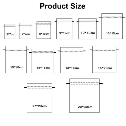 10PCS Velvet Bag Drawstring Velvet Sachet Pouches Jewelry Packaging Gift Bags Can Customize 5x7cm 7x9/8x10/9x12/10X15/15X20CM - Giftcare 