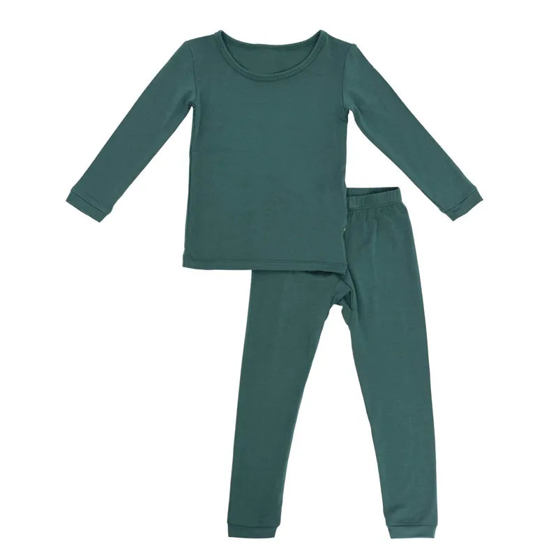 Bamboo Fiber Toddler Pajama Set Breathable Kid Baby Boy Girl Clothes Long-Sleeve Baby Clothing Set Sleepwear for Children Girls - Giftcare 