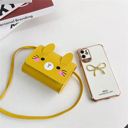 Children's Accessories Small Shoulder Bag Cute Rabbit BabyGirls Small Crossbody Bags Cartoon Kids Boys Mini Coin Purse Handbags