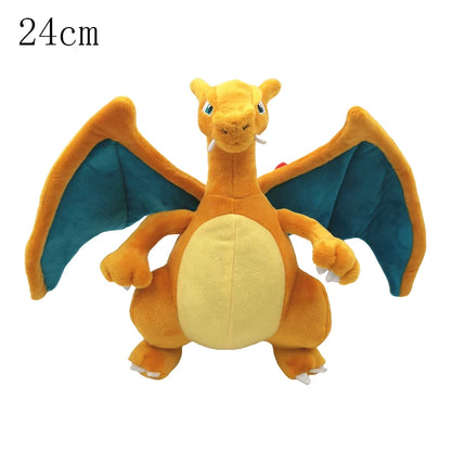 Pokemon Shiny Charizard Plush Toy Charmender Mega Evolution Charizard X Y Stuffed Doll Pikachu Plushies Toys Hobbies Xmas Gifts