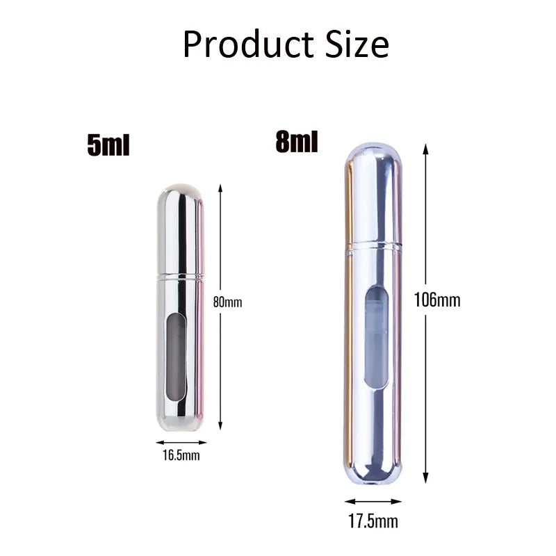 5/8ml Mini Portable Bottom Filling Perfume Dispensing Spray Refillable Cosmetic Empty Bottling Atomizer Container Travel - Giftcare 