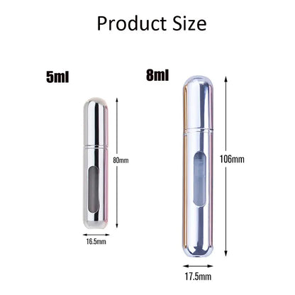 5/8ml Mini Portable Bottom Filling Perfume Dispensing Spray Refillable Cosmetic Empty Bottling Atomizer Container Travel - Giftcare 