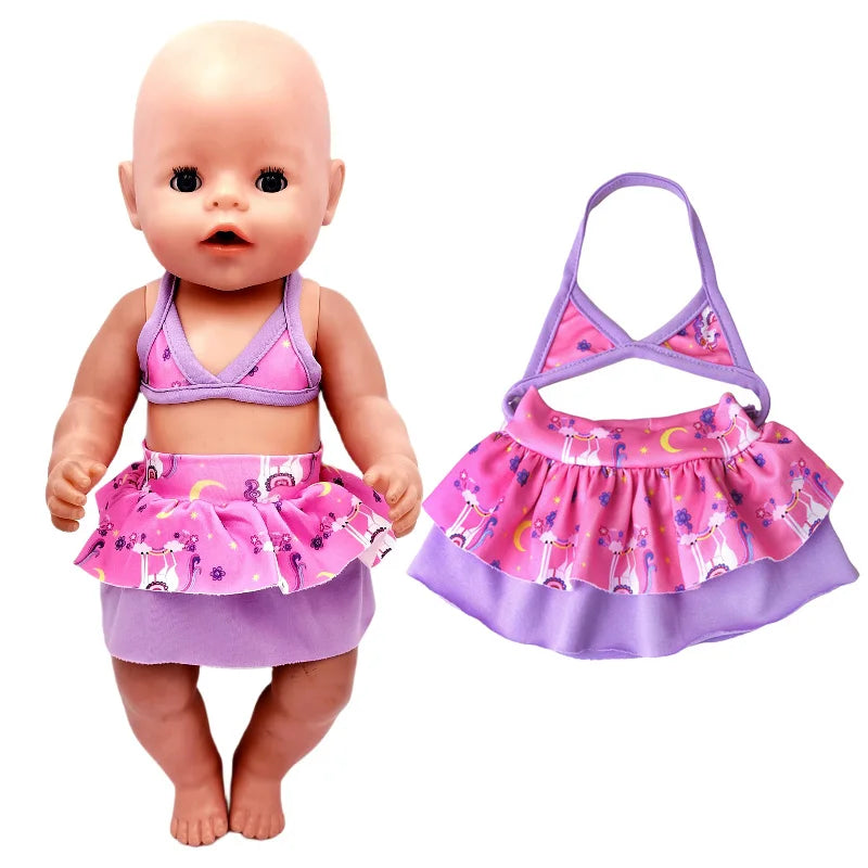 Doll Accessories Underpants Baby Doll Socks Headband Bib