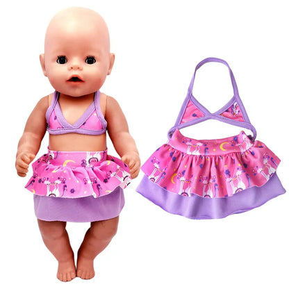 Doll Accessories Underpants Baby Doll Socks Headband Bib