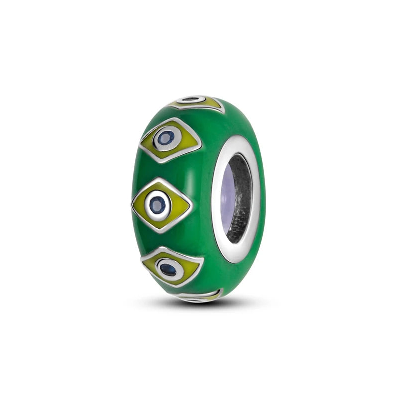 Silver Plated Charms For Woman Summer Green Cactus Avocado Beads Fit Original Bracelet Necklace DIY Dangle Charms