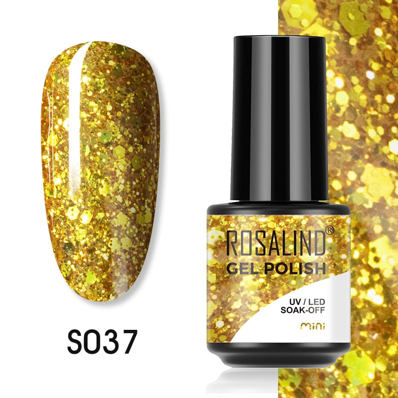 ROSALIND Gel Nail Polish Lamp All For Nails Art Manicure With Matt Base - Giftcare 
