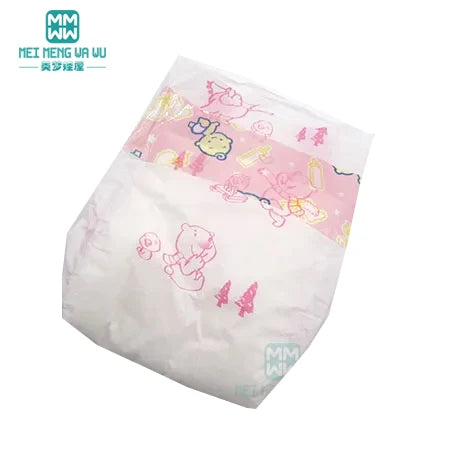 Doll accessories for 15-17inch new born doll backpack seat towel blanket Toy diaper Panties bag