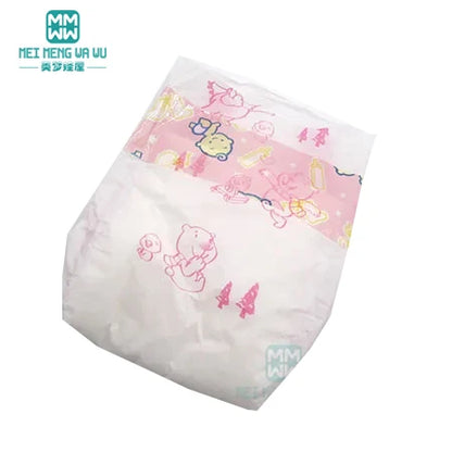 Doll accessories for 15-17inch new born doll backpack seat towel blanket Toy diaper Panties bag