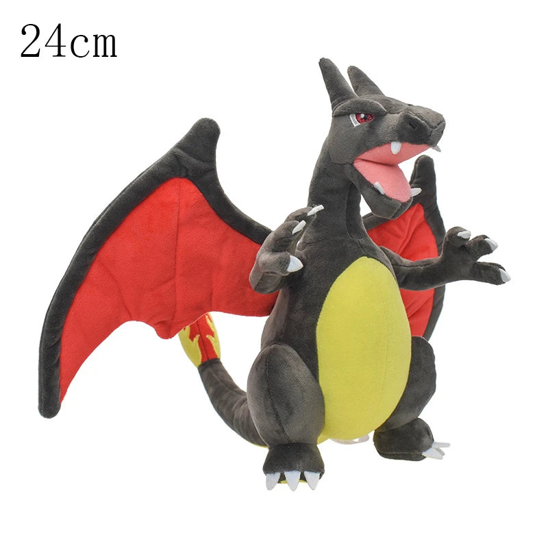Pokemon Shiny Charizard Plush Toy Charmender Mega Evolution Charizard X Y Stuffed Doll Pikachu Plushies Toys Hobbies Xmas Gifts