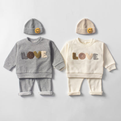 Baby Clothes Sets Infant Spring Autumn Kids Outfits Baby Hoodie Sweatshirt Suit Children Cotton Tops + Pants Baby Clothing Set - Giftcare 