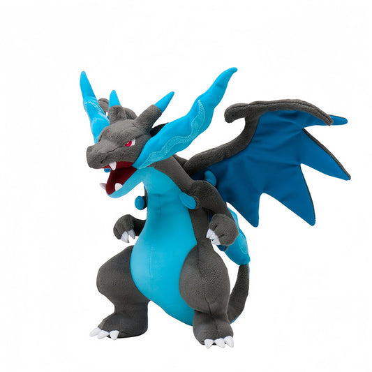 Pokemon Shiny Charizard Plush Toy Charmender Mega Evolution Charizard X Y Stuffed Doll Pikachu Plushies Toys Hobbies Xmas Gifts
